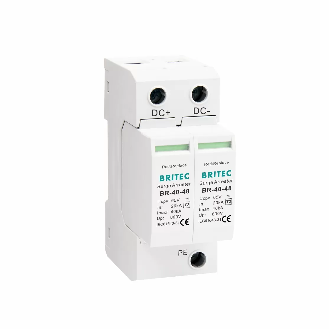 BR-40 48 Type 2 DC 48V 40kA SPD